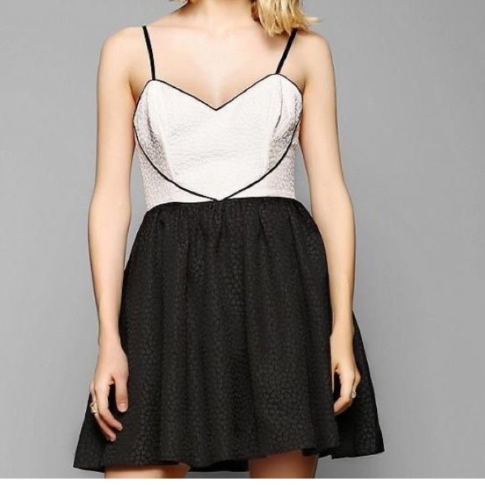 Black and White Dress